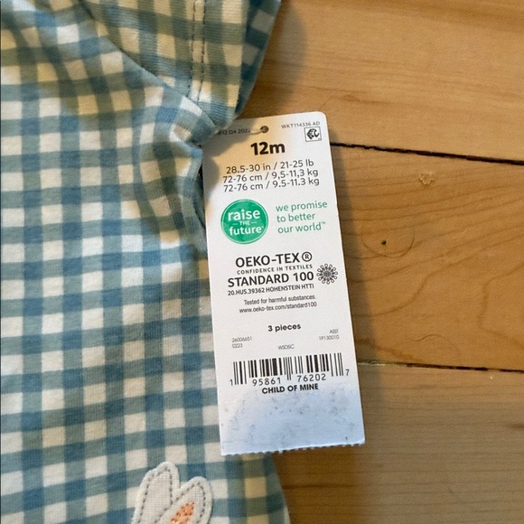 Carter’s Spring Rabbit Easter 3pc Set 12M - Picture 2 of 6